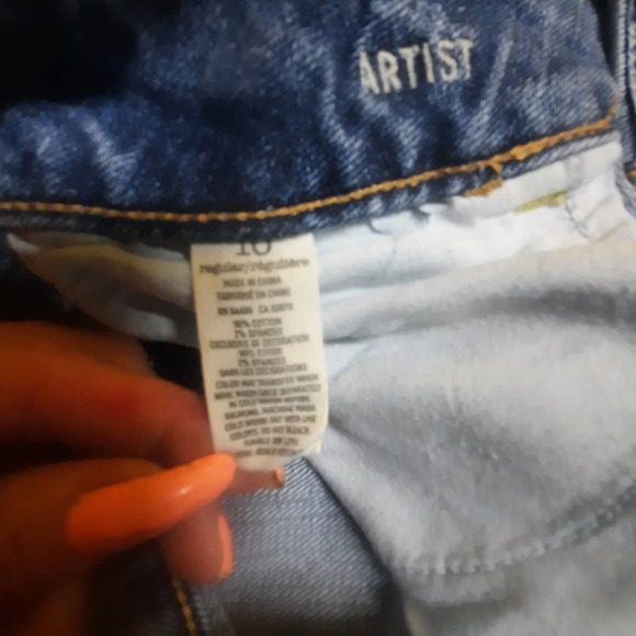 American Eagle Outfitters stretch Artist flare jean size 10 - Picture 6 of 7